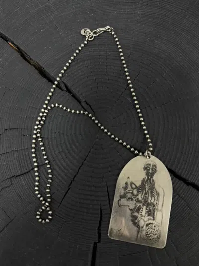 Pre-owned Undercover But Beautiful Ii Skeleton Necklace In Silver