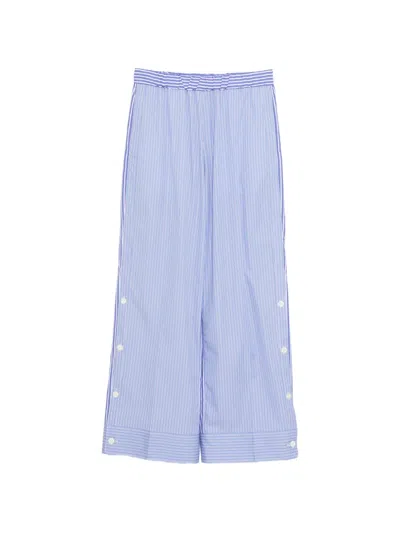 Undercover Button-detail Trousers In Blue