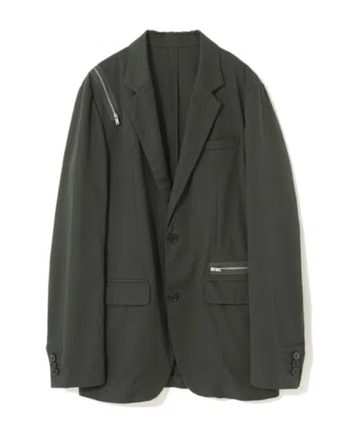 Undercover Button Suit Jacket In Black