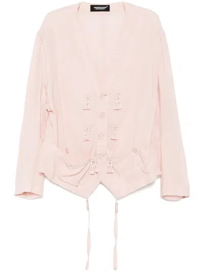Undercover Button-up Jacket In Pink