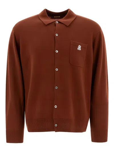Undercover Buttoned Cardigan In Brown