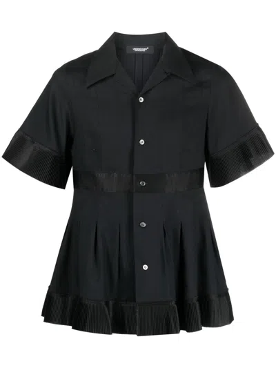 Undercover Buttoned Flared Shirt In Black