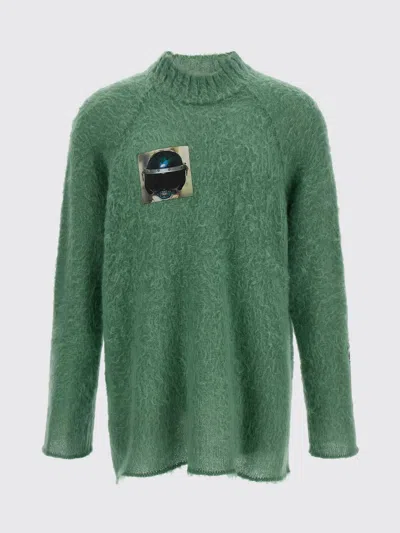 UNDERCOVER SWEATER UNDERCOVER MEN COLOR GREEN,H67811012