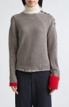 Undercover Cashmere, Mohair & Silk Blend Turtleneck Sweater In Gray