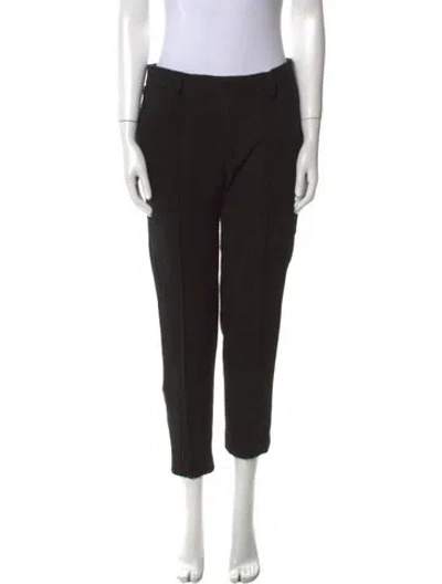 Pre-owned Undercover Cashmere Straight Leg Pants In Black