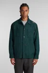 Undercover Cross Embroidery Long-sleeves Shirt In Green