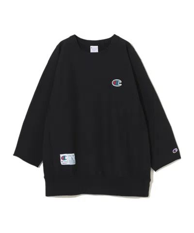 Undercover Oversized Black T-shirt With Logo Patches