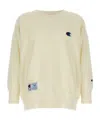 Undercover Champion X Sweatshirt Col Rond In Nude