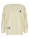 Undercover Champion X Sweatshirt Col Rond In White