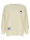 Undercover Champion X Sweatshirt Col Rond In White