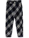 Undercover Check Pants In Blue