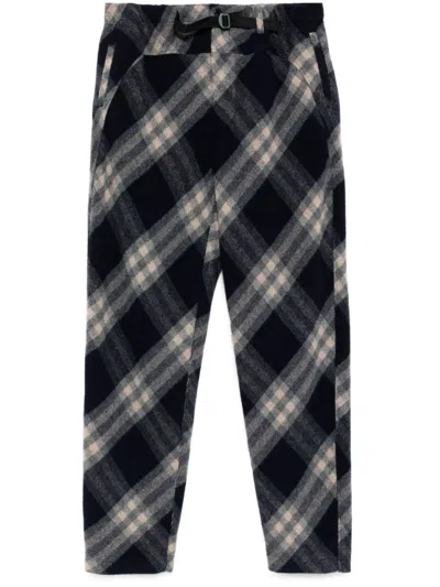 Undercover Check Pants In Black