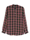 Undercover Check-pattern Shirt In Red