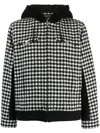 UNDERCOVER CHECK-PRINT HOODED JACKET