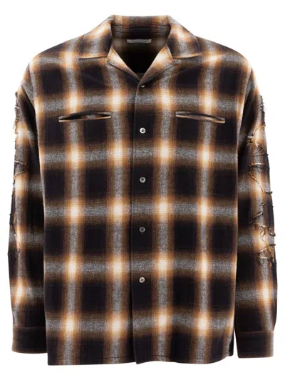 Undercover Check Shirt In Black