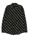 Undercover Checked Shirt In Black