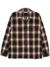Undercover Checkered Shirt In Brown