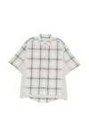 Undercover Check-pattern Short-sleeve Shirt In Multi