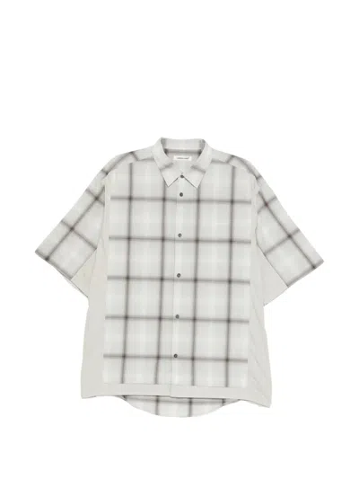 Undercover Check-pattern Short-sleeve Shirt In Multi