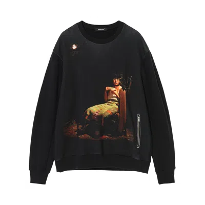 Pre-owned Undercover Cindy Sherman Distressed Sweatshirt 'charcoal' | Grey | Men's Size 3