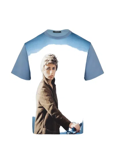 Undercover Cindy Sherman Graphic-print T-shirt In Blue