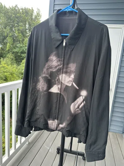 Pre-owned Undercover Cindy Sherman Smoking Girl Jacket In Black