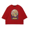 Undercover Circular Printed Graphic Tee In Red