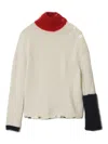 Undercover Colour-block Jumper In Neutral