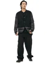 Undercover Combination Jacket With Buttons In Black