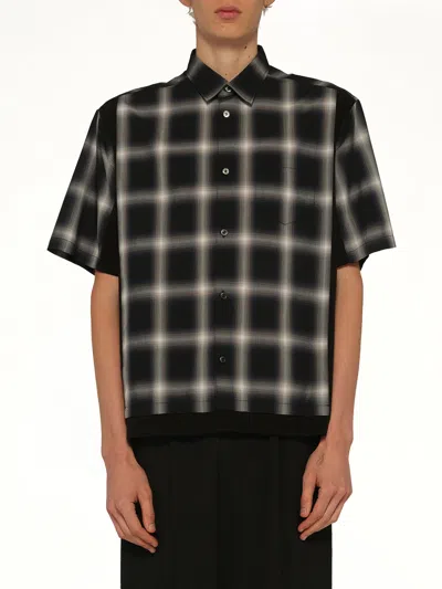 Undercover Combo Check Ss Shirt In Black