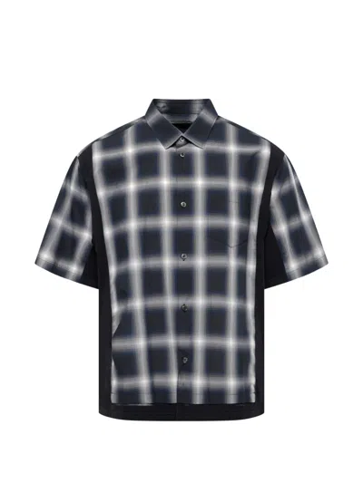 Undercover Combo Check Ss Shirt In Black