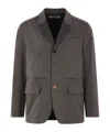 Undercover Single-breasted Jacket In Black