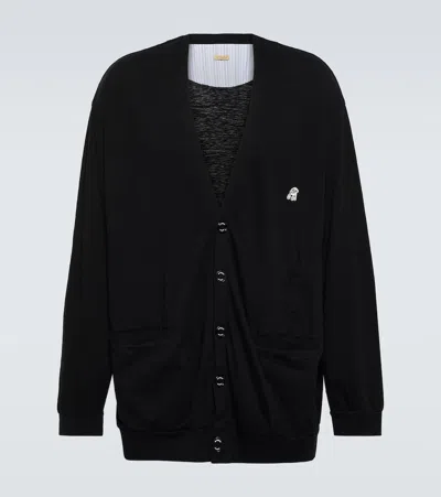 Undercover Cotton Cardigan In Black