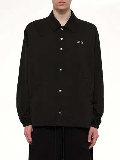 Undercover Cotton Coach Jacket In Black