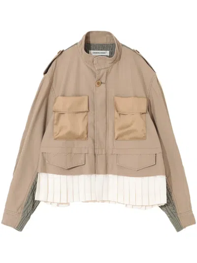 Undercover Cotton Jacket In Neutrals