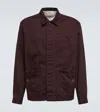 Undercover Cotton Overshirt In Dark Brown