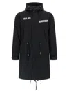 Undercover Cotton Parka With Heldon Artwork Parka In Black