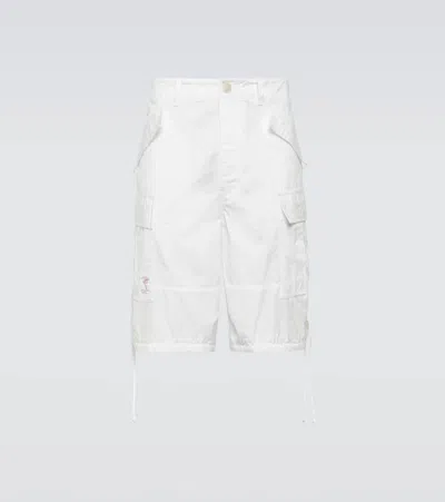 Undercover Cotton Shorts In White