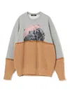 Undercover Cotton Sweatshirt In Brown