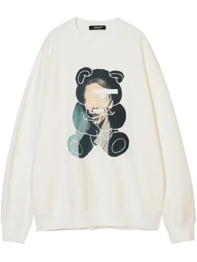 Undercover Cotton Sweatshirt In White