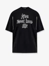 Undercover Graphic Print Short Sleeve Cotton T-shirt In Black