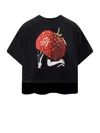 Undercover Graphic Print Asymmetrical Cotton T-shirt In Multi