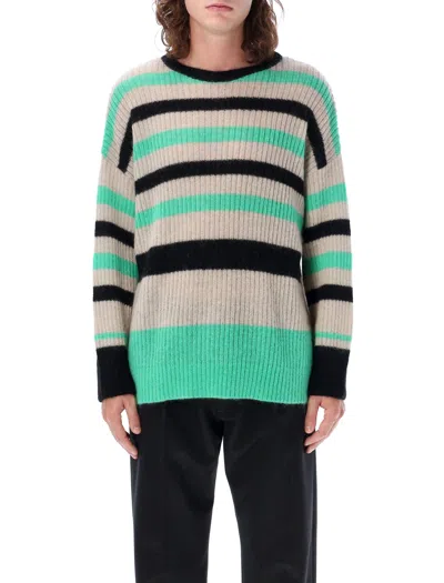 UNDERCOVER COZY STRIPES KNIT SWEATER FOR MEN