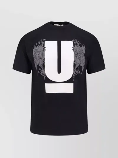 Undercover Crew Neck Graphic Print Short Sleeves In Blue