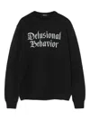 Undercover Uc2e4892-1 Delusional Behavior Sweatshirt In Black