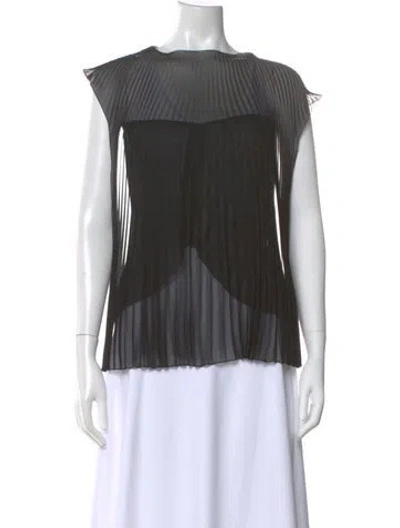 Pre-owned Undercover Crew Neck Sleeveless Top In Black