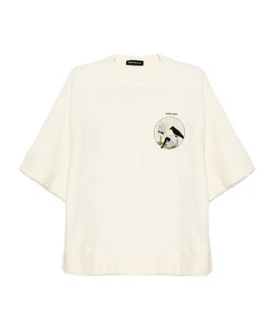 UNDERCOVER UNDERCOVER LOGO PRINTED CREWNECK T-SHIRT