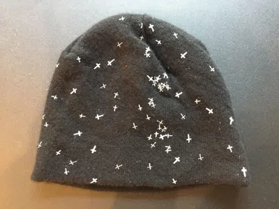 Pre-owned Undercover Crosses Beanie A/w 2002 In Black