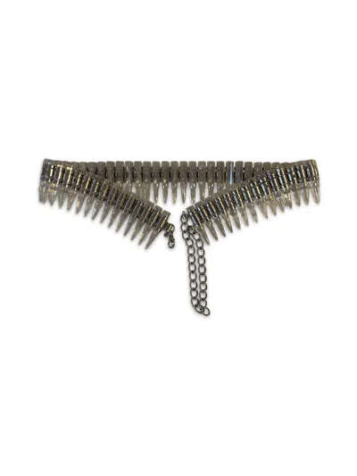 Pre-owned Undercover Crystal Bandolier Bullet Belt 2001 Autumn/winter In Multi