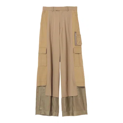 Undercover Cut And Sew Utility Pants In Neutral